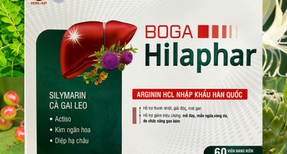 Boga Hilaphar – Cải thiện tình trạng suy giảm chức năng gan
