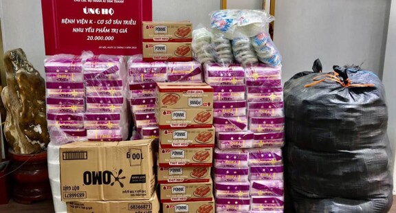Hỗ trợ Bệnh viện K - cơ sở Tân Triều trong cuộc chiến chống dịch Covid-19